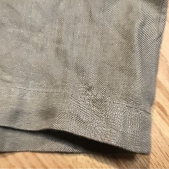 Linen Cropped Capri Pants - Picture 6 of 6